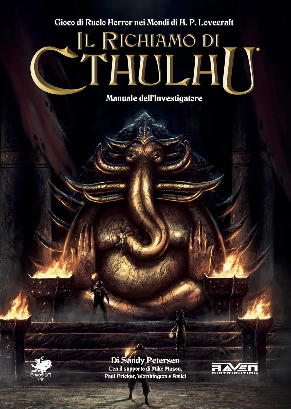 Raven Il Richiamo di Cthulhu Manuale Investigatore gioco ruolo