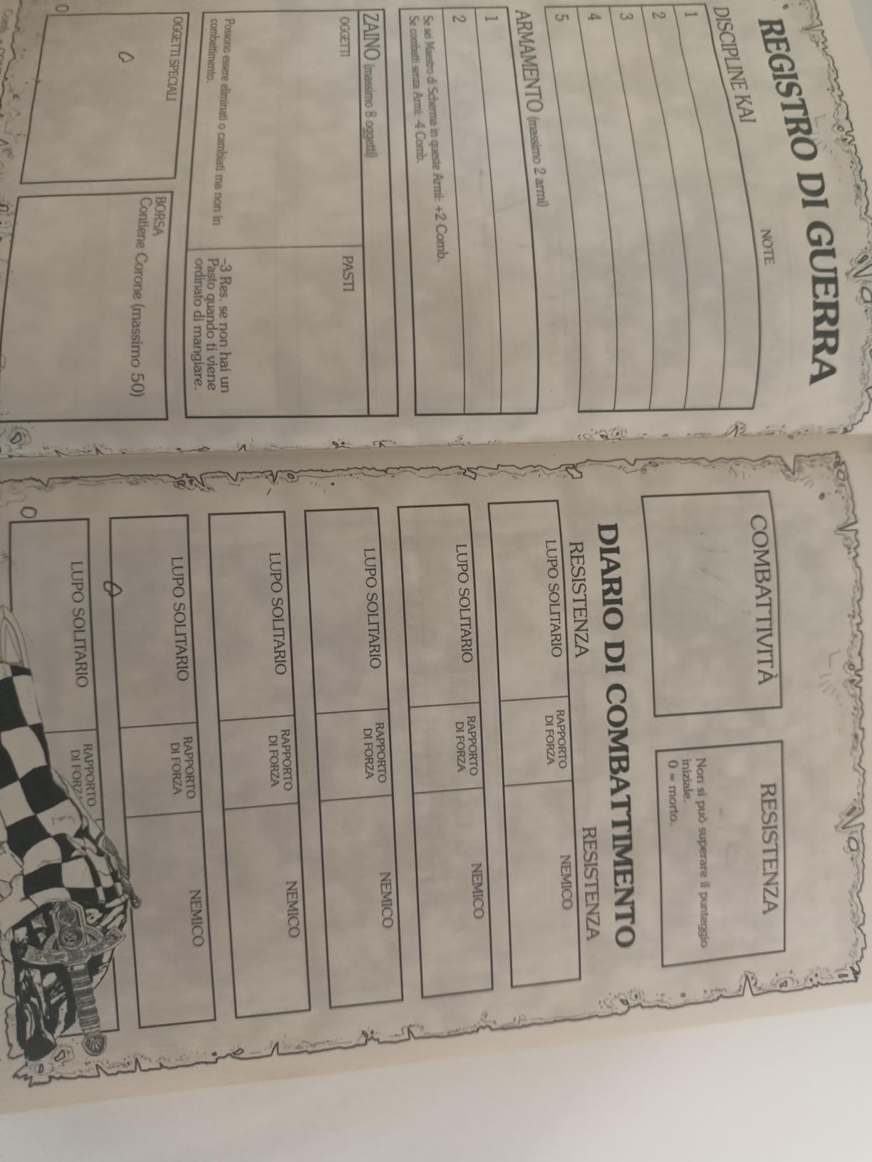 Raven Lupo Solitario Kai 1 I Signori delle Tenebre librogame