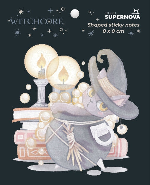 Studio Supernova Witchy Cat sticky notes sagomate 50 fogli