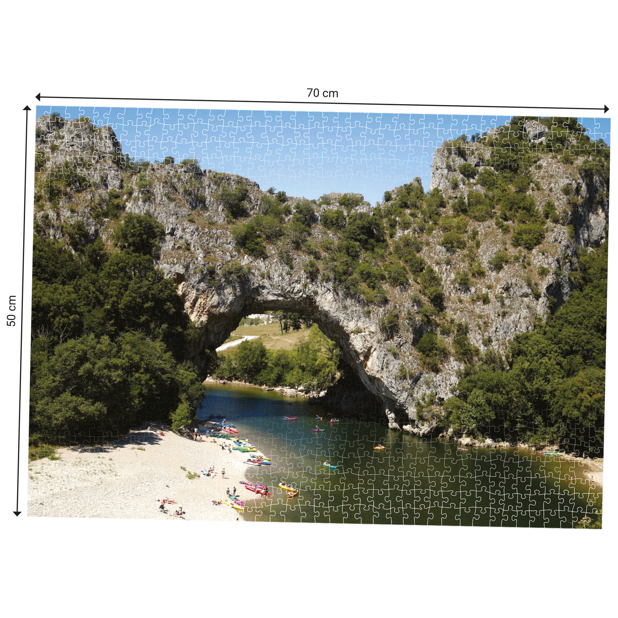 Topi Games Beautiful Escapes Ardèche puzzle 1000 pezzi paesaggio