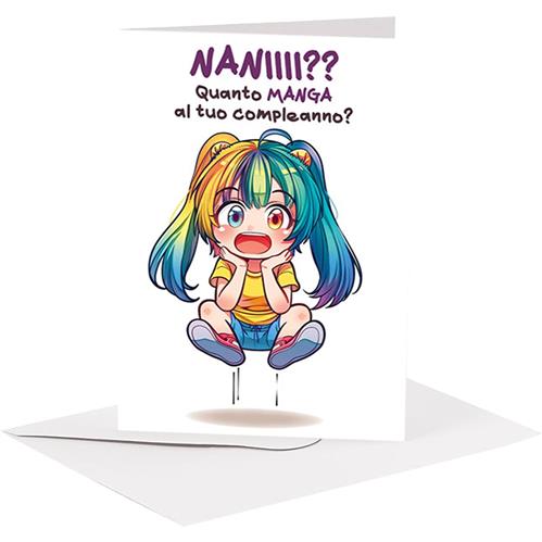 Studio Supernova BA10 biglietto auguri manga nani