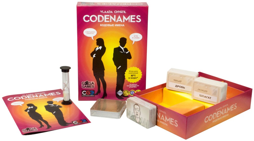 Codenames Nomi in Codice gioco di parole a squadre scatola base