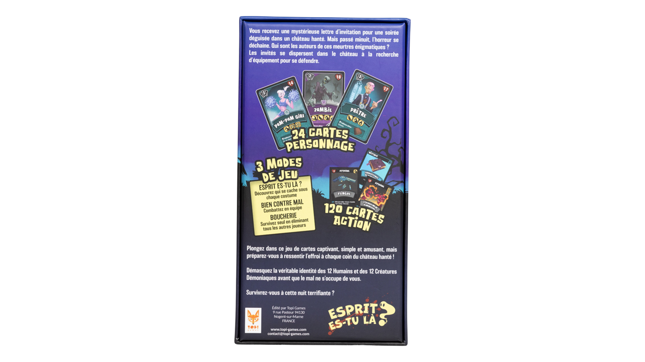 Topi Games Spirit Are You There gioco di carte