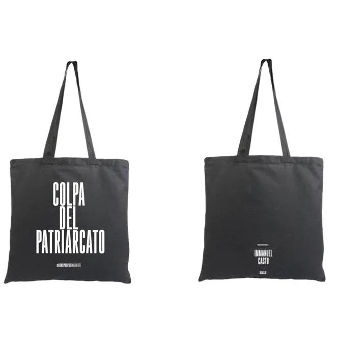 Studio Supernova Non Si Può Più Dire Niente NSPPDN 1 Colpa del Patriarcato tote bag nera