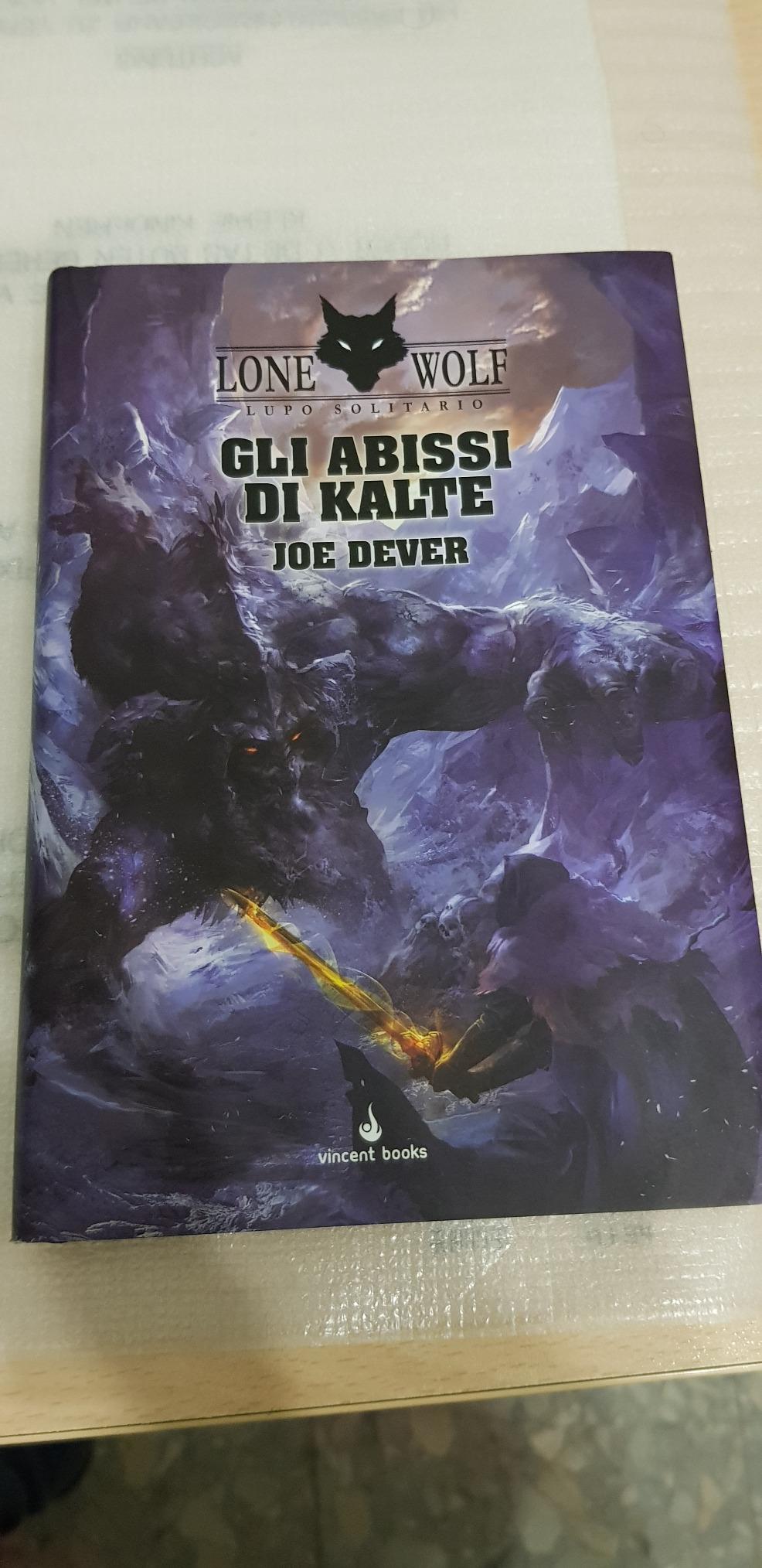 Raven Lupo Solitario Gli Abissi di Kalte 3 librogame copertina rigida