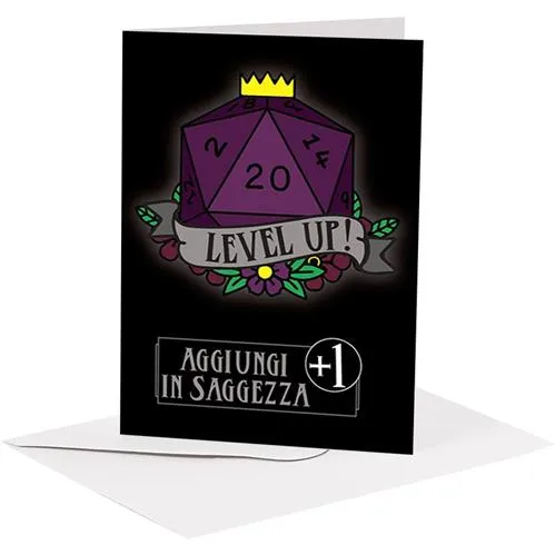 Studio Supernova Games BA01 Gioco Saggezza biglietto auguri con busta