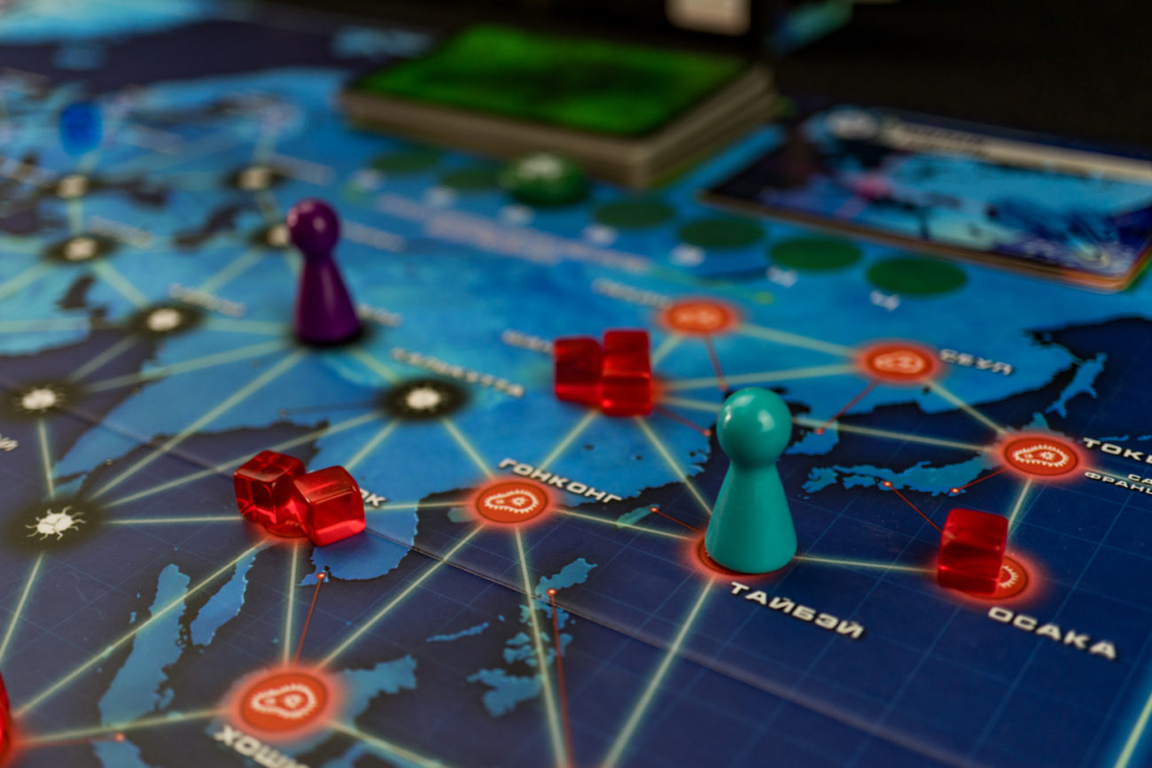 Z-Man Pandemic gioco da tavolo cooperativo base virus