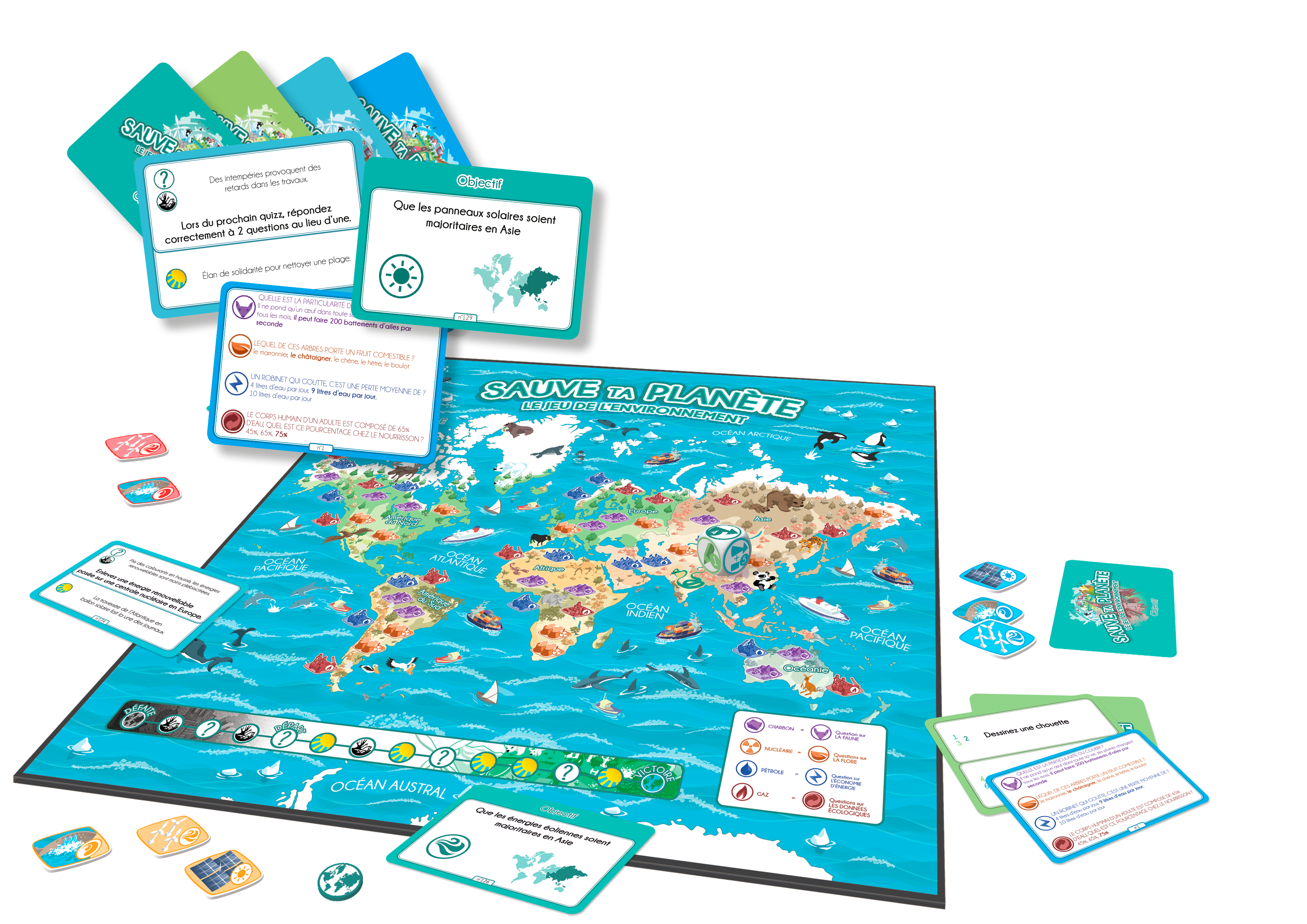Topi Games Save Your Planet gioco da tavolo energie