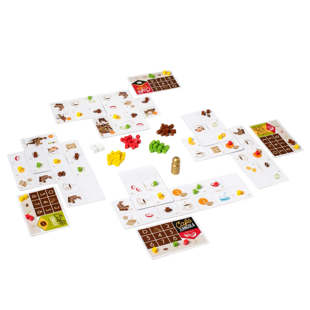 Niza Gams Coffee gioco da tavolo astratto gestione risorse