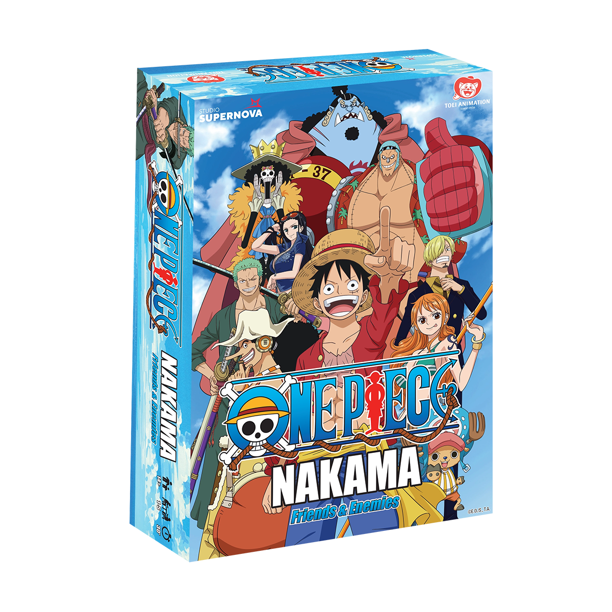 Studio Supernova Games One Piece Nakama Friends and Enemies gioco da tavolo inglese