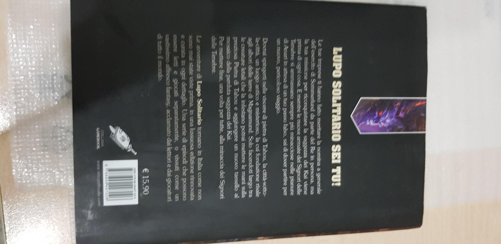 Raven Edizioni Lupo Solitario L'Antro della Paura 9 librogame MagnaKai