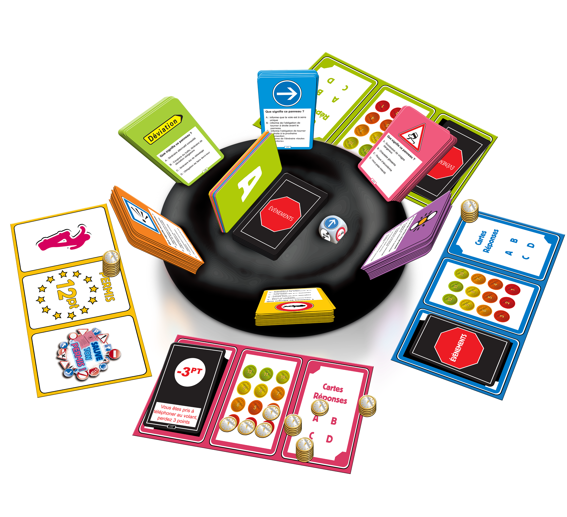 Topi Games Save Your License gioco da tavolo segnali stradali