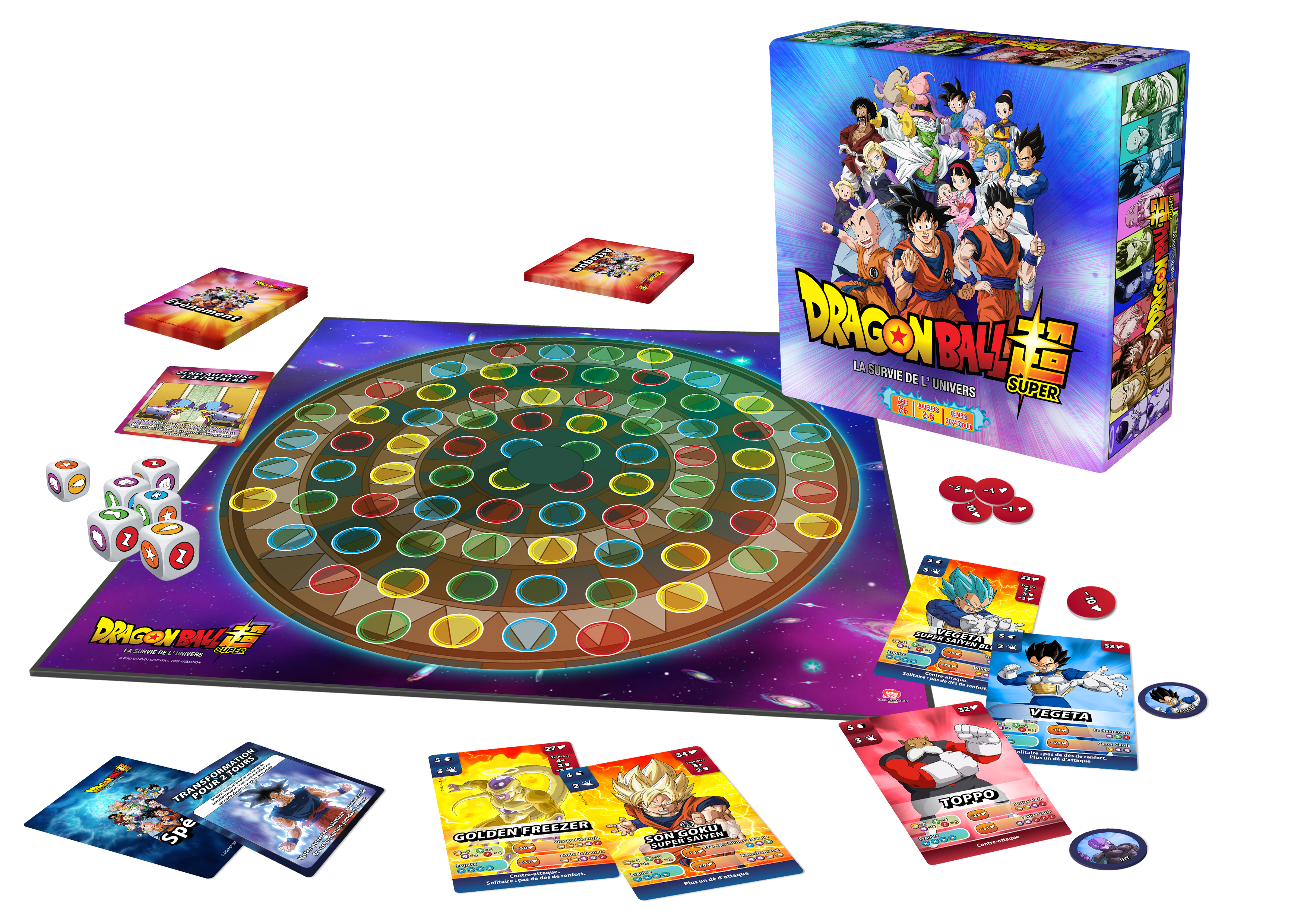 Topi Games Dragon Ball Super Universe Survival gioco da tavolo