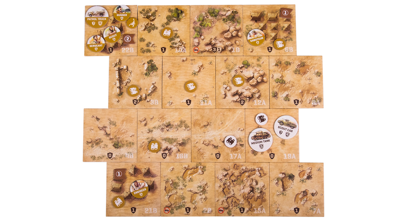 Undaunted Nord Africa gioco di carte guerra 2 giocatori