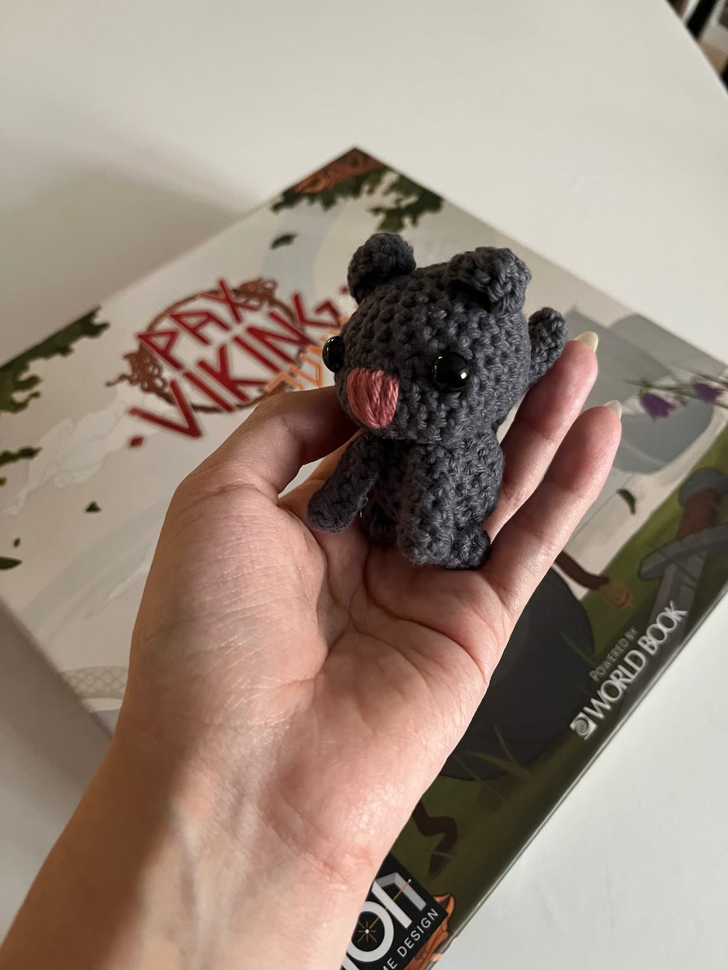 ION Games Pax Viking Junior British Shorthair peluche uncinetto