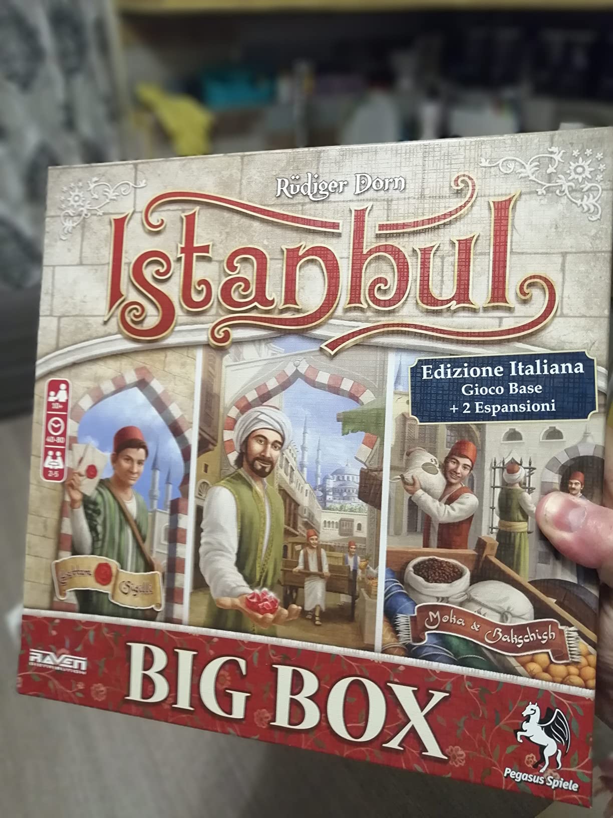 Raven Istanbul Big Box gioco da tavolo 2-5 giocatori espansioni