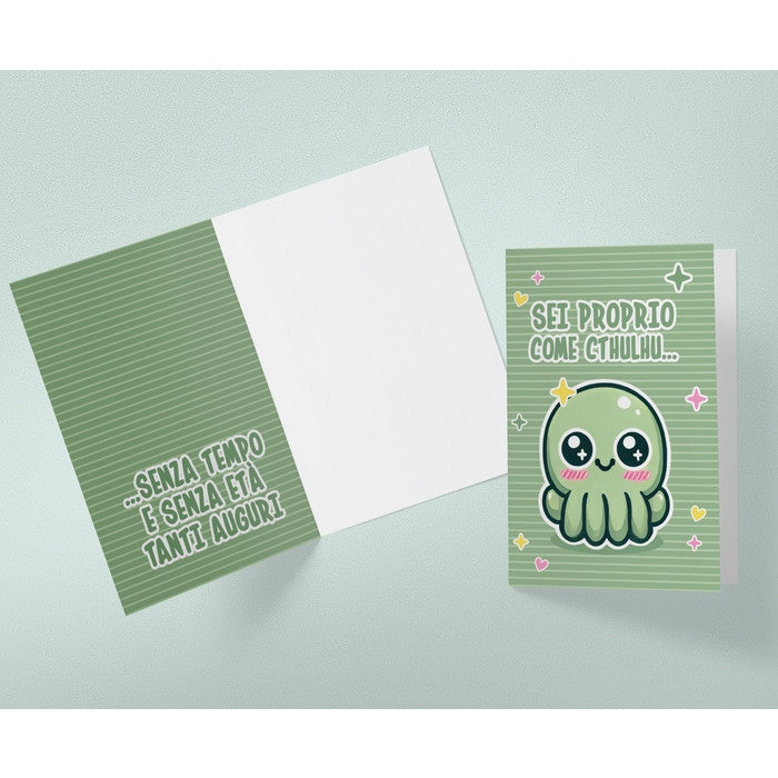 Studio Supernova BA20 Come Cthulhu biglietto auguri con busta
