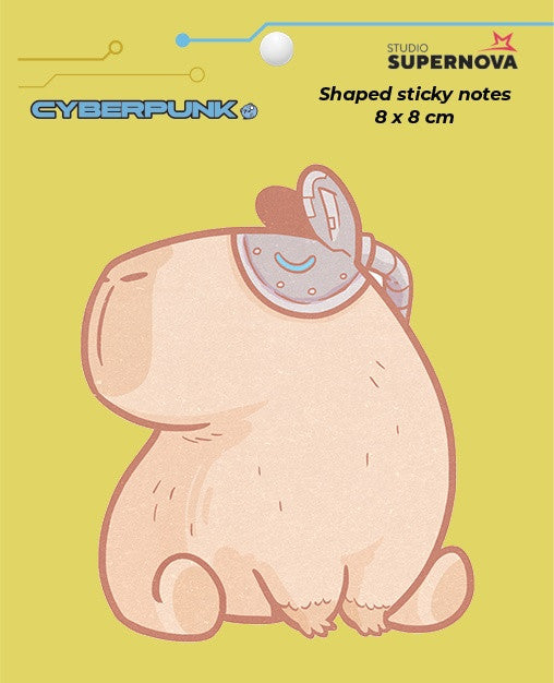 Studio Supernova Sticky Notes Sagomate Capybara 50 fogli