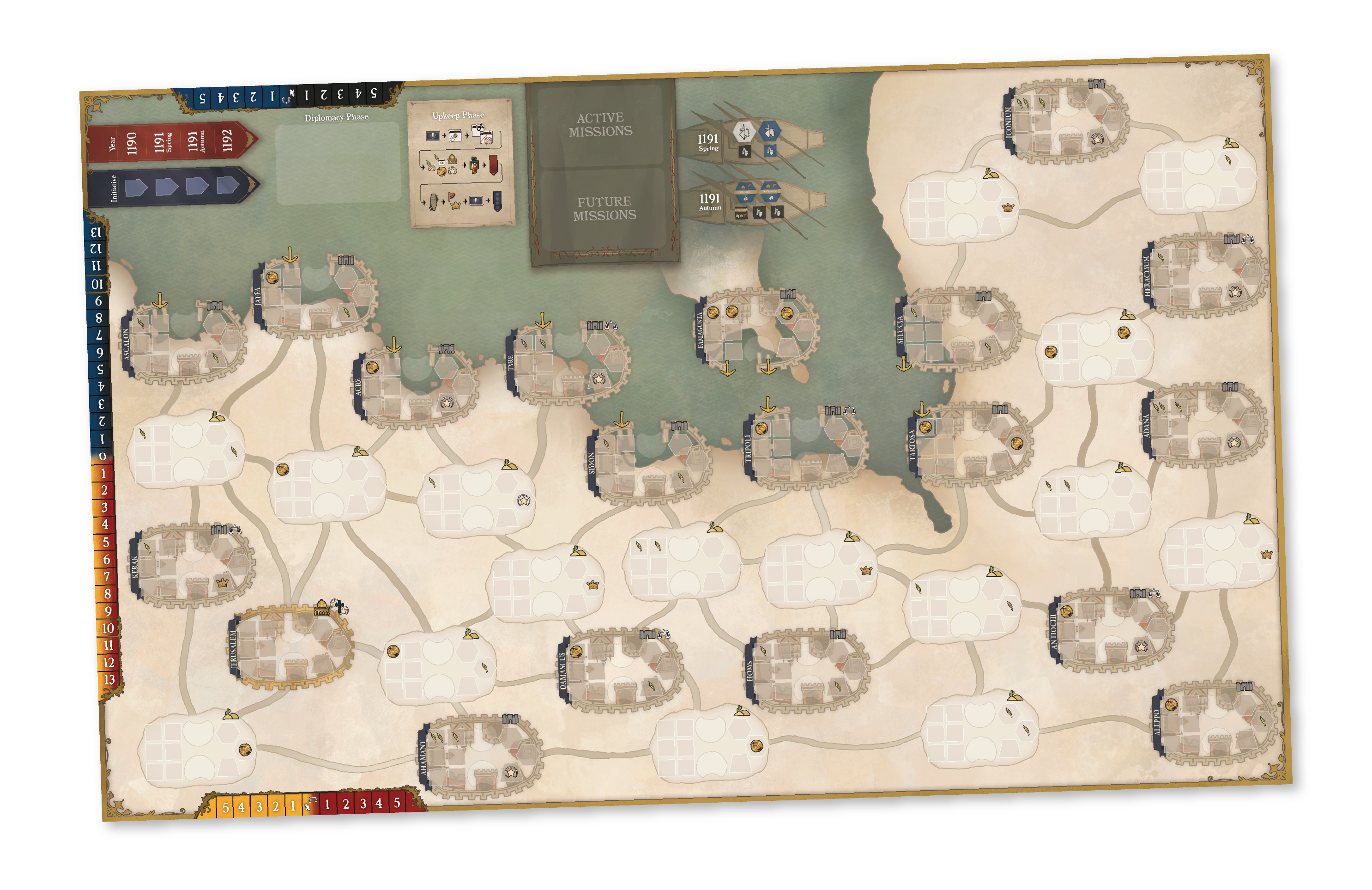ION Games Third Crusade gioco da tavolo storico