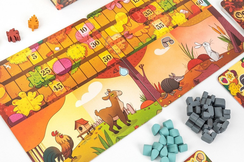Niza Gams Foresta Autunnale gioco da tavolo animali