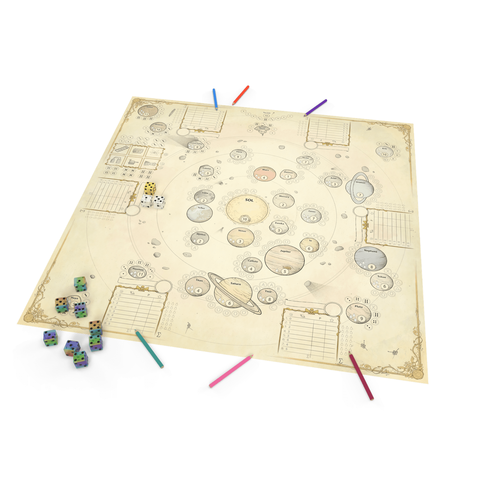 ION Games StegegetS Solar System gioco da tavolo famiglia