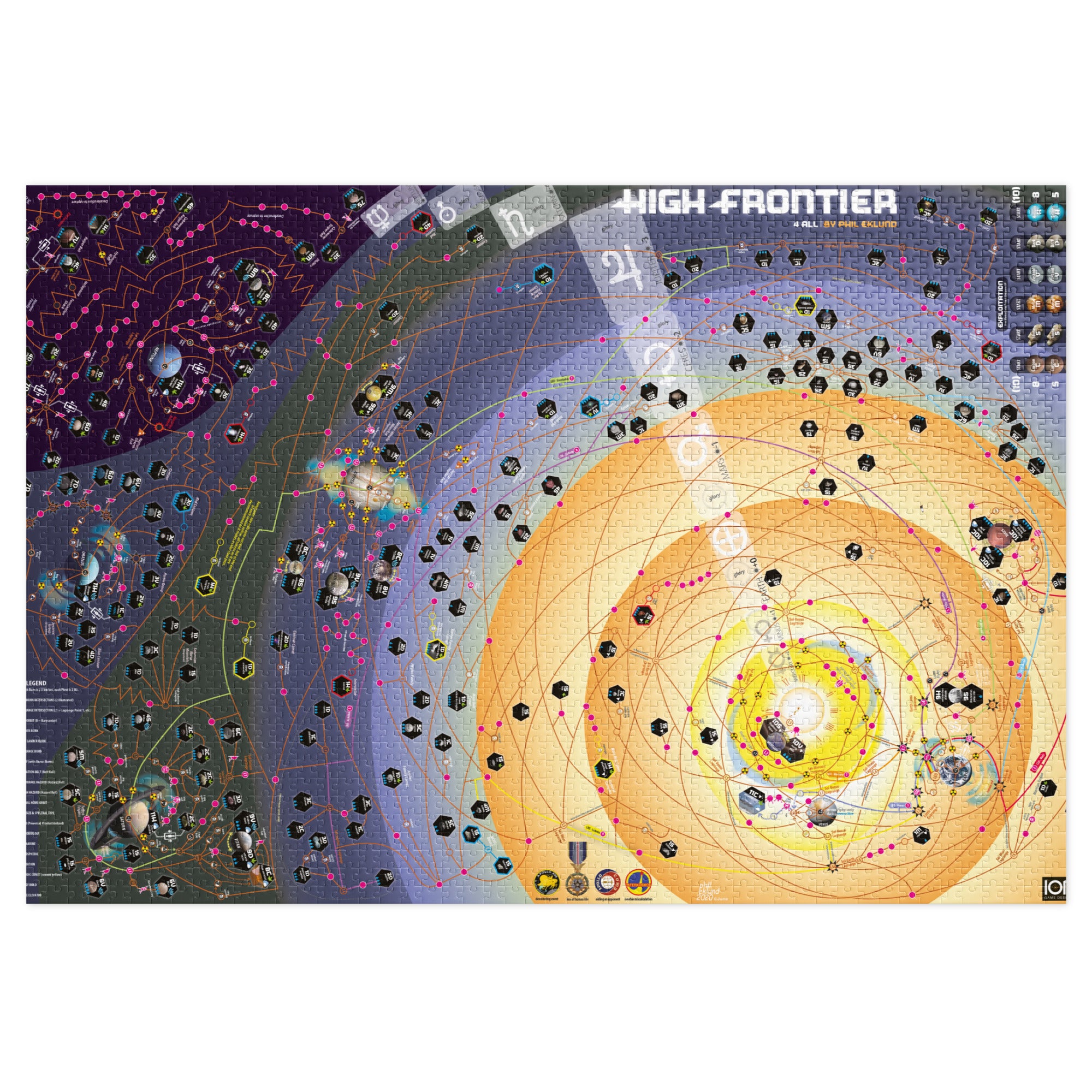 ION High Frontier 4 All puzzle 1000 pezzi con latta