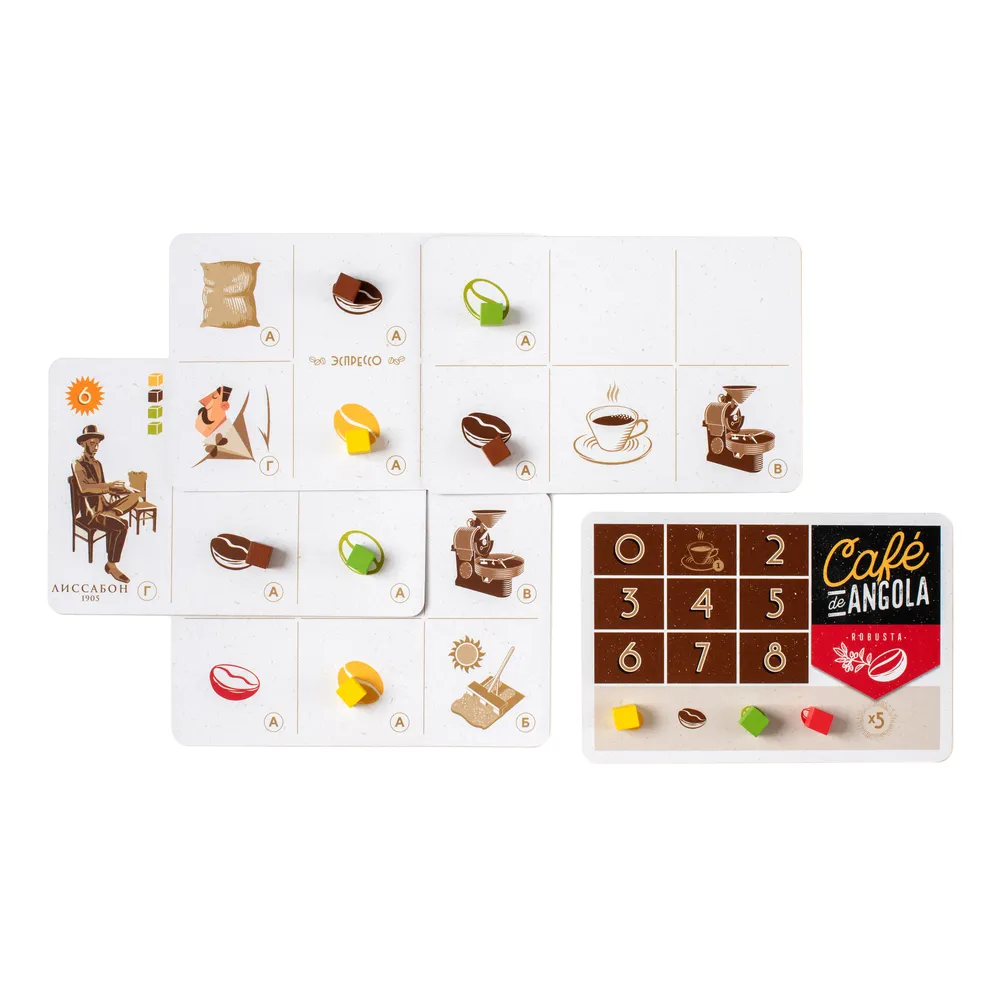 Niza Gams Coffee gioco da tavolo astratto gestione risorse