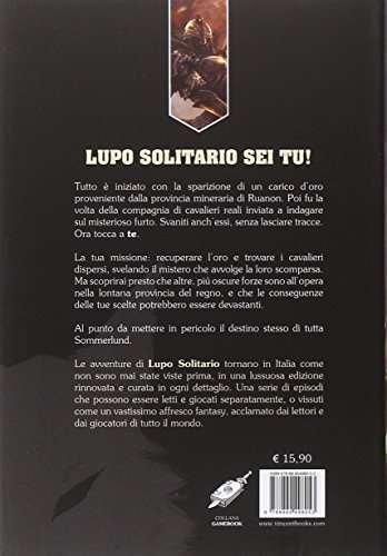 Raven Lupo Solitario L Altare del Sacrificio 4 librogame copertina rigida