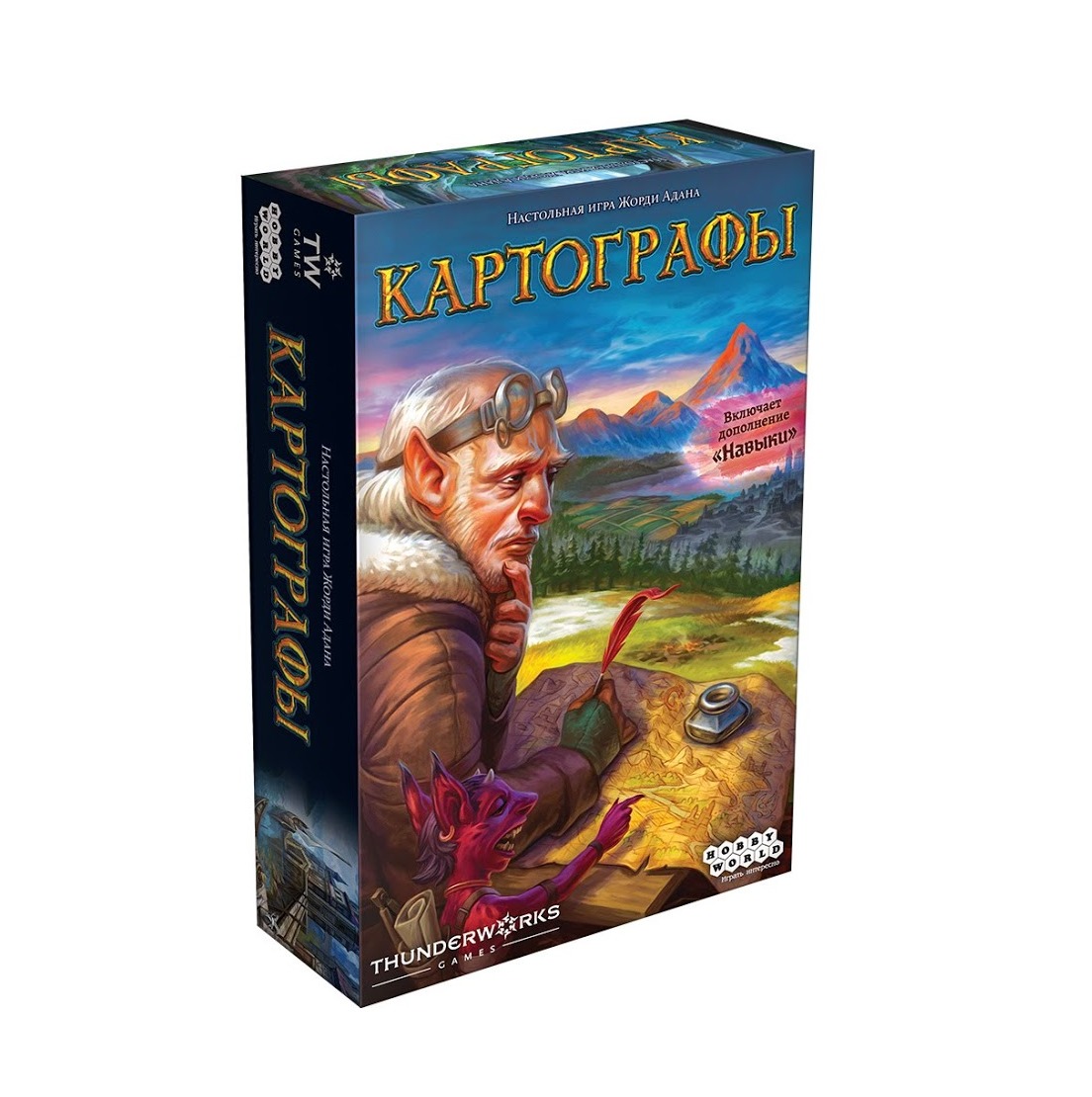 Thunderworks Cartografi gioco da tavolo base flip-and-write
