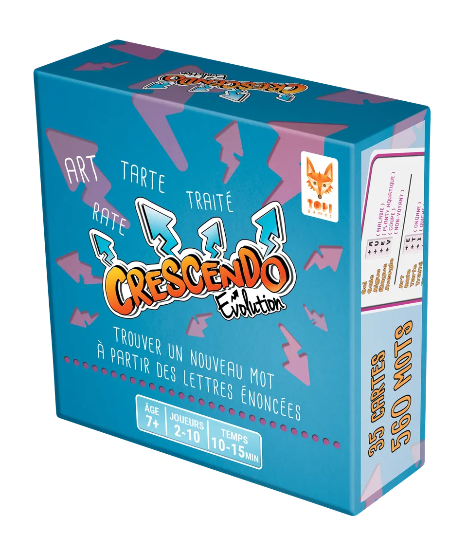 Topi Games Crescendo Evolution gioco da tavolo di parole