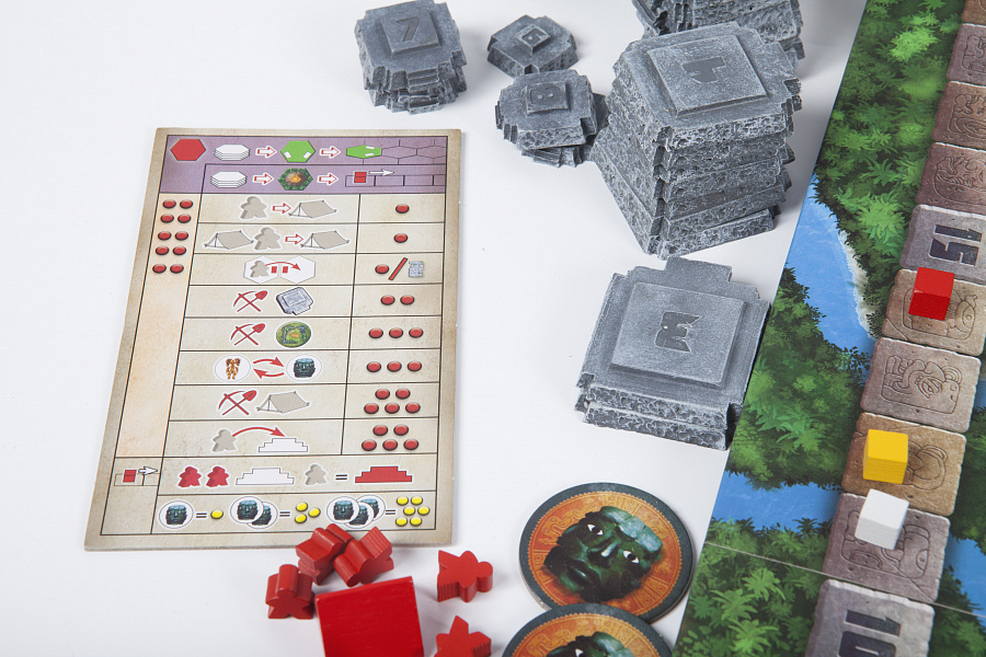 Tikal gioco da tavolo strategico spedizione esplorativa