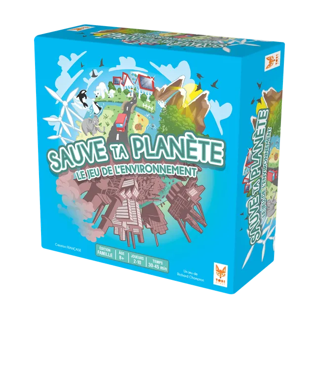 Topi Games Save Your Planet gioco da tavolo energie
