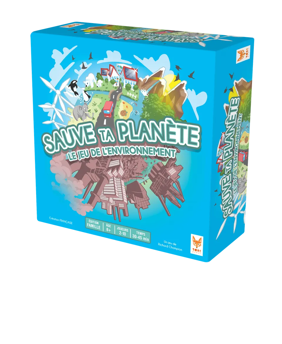 Topi Games Save Your Planet gioco da tavolo energie