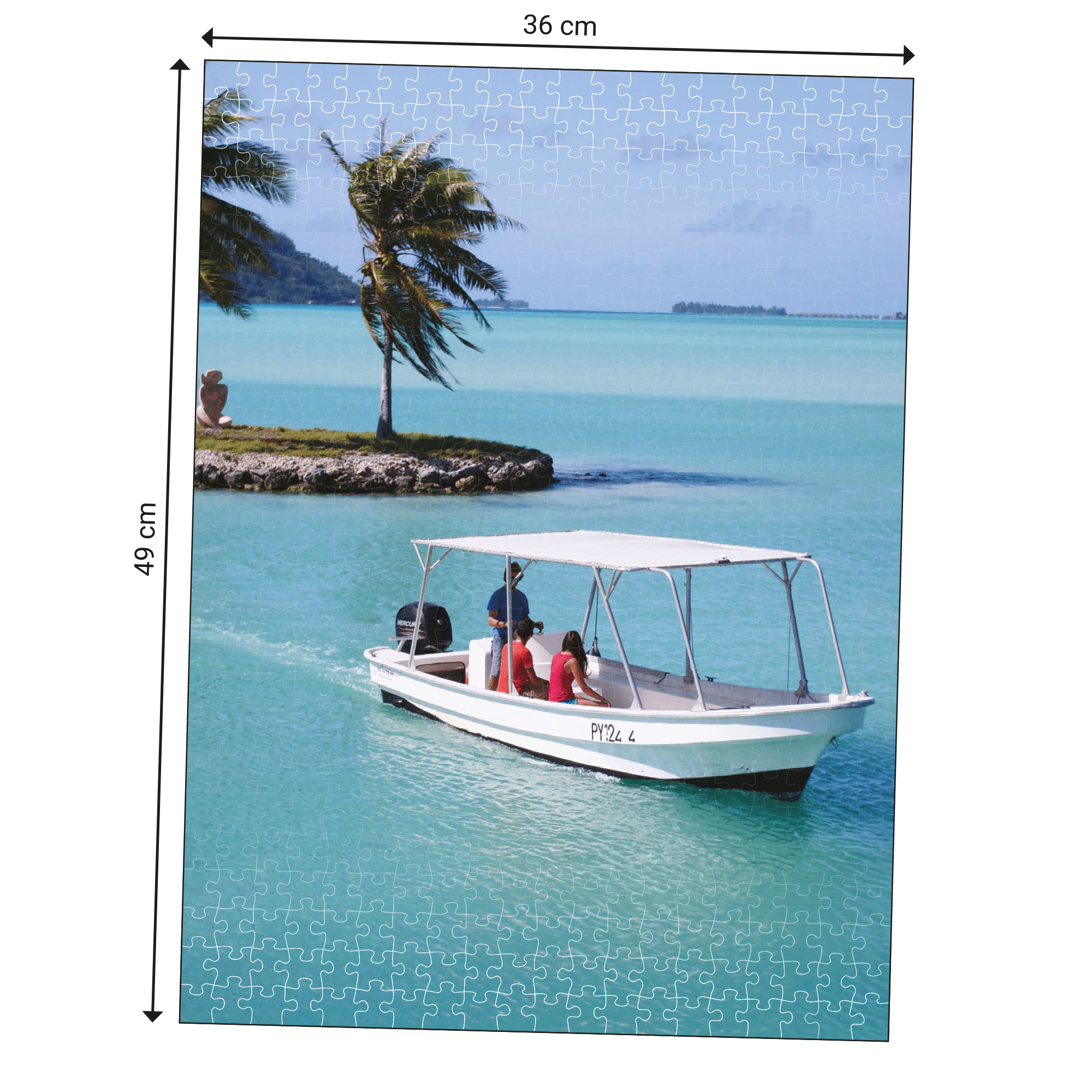 Topi Games Beautiful Escapes Polynesia puzzle 500 pezzi oceano