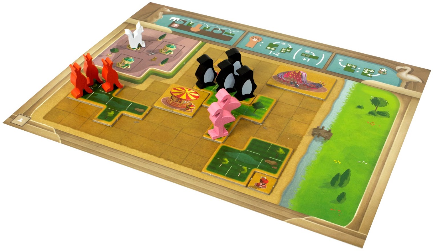 Feuerland New York Zoo gioco da tavolo base strategico