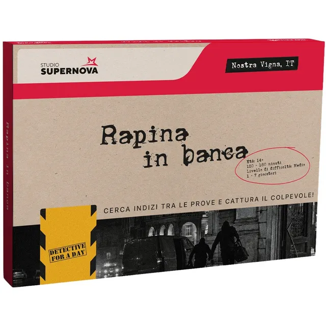 Studio Supernova Detective for a Day Rapina in Banca gioco