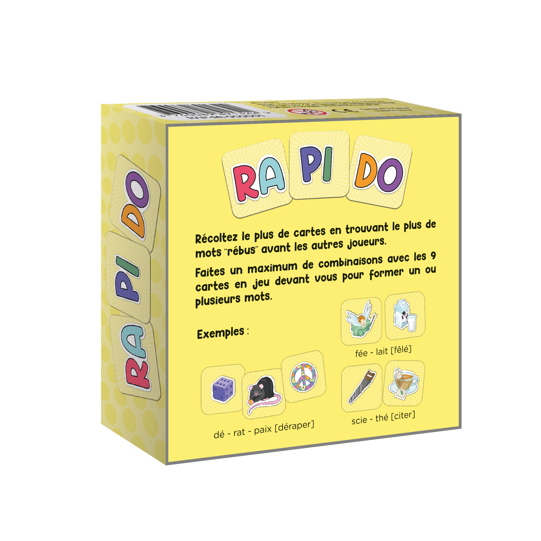 Topi Games Fast gioco di carte sillabe bambini
