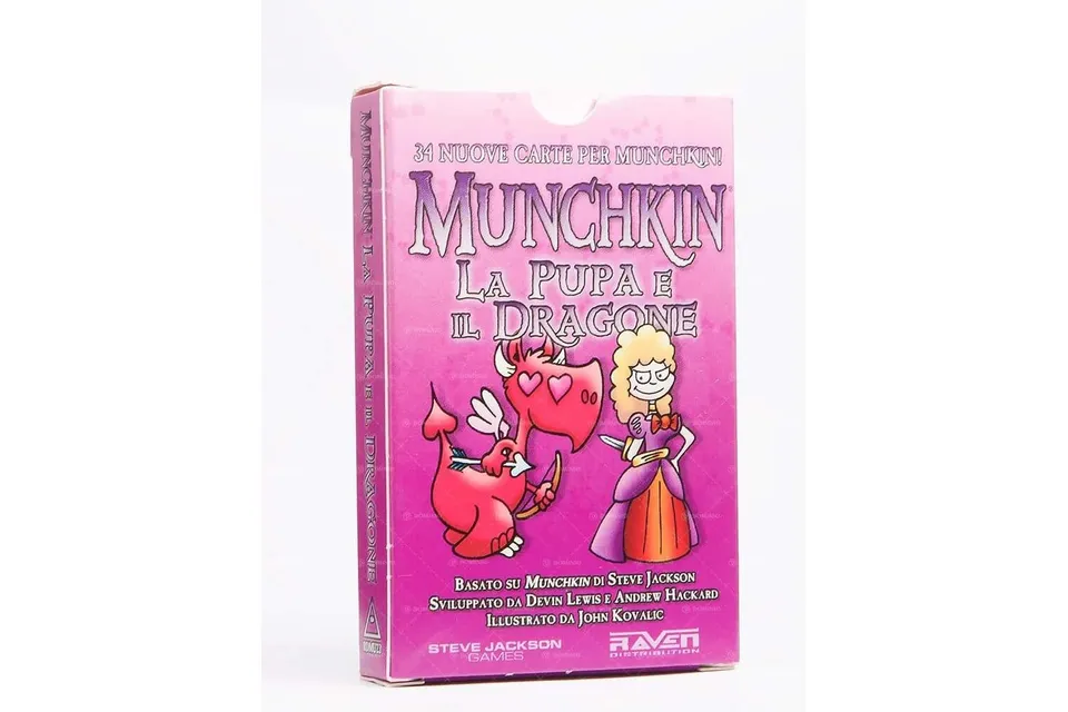 Raven Munchkin La Pupa e il Dragone espansione 34 carte