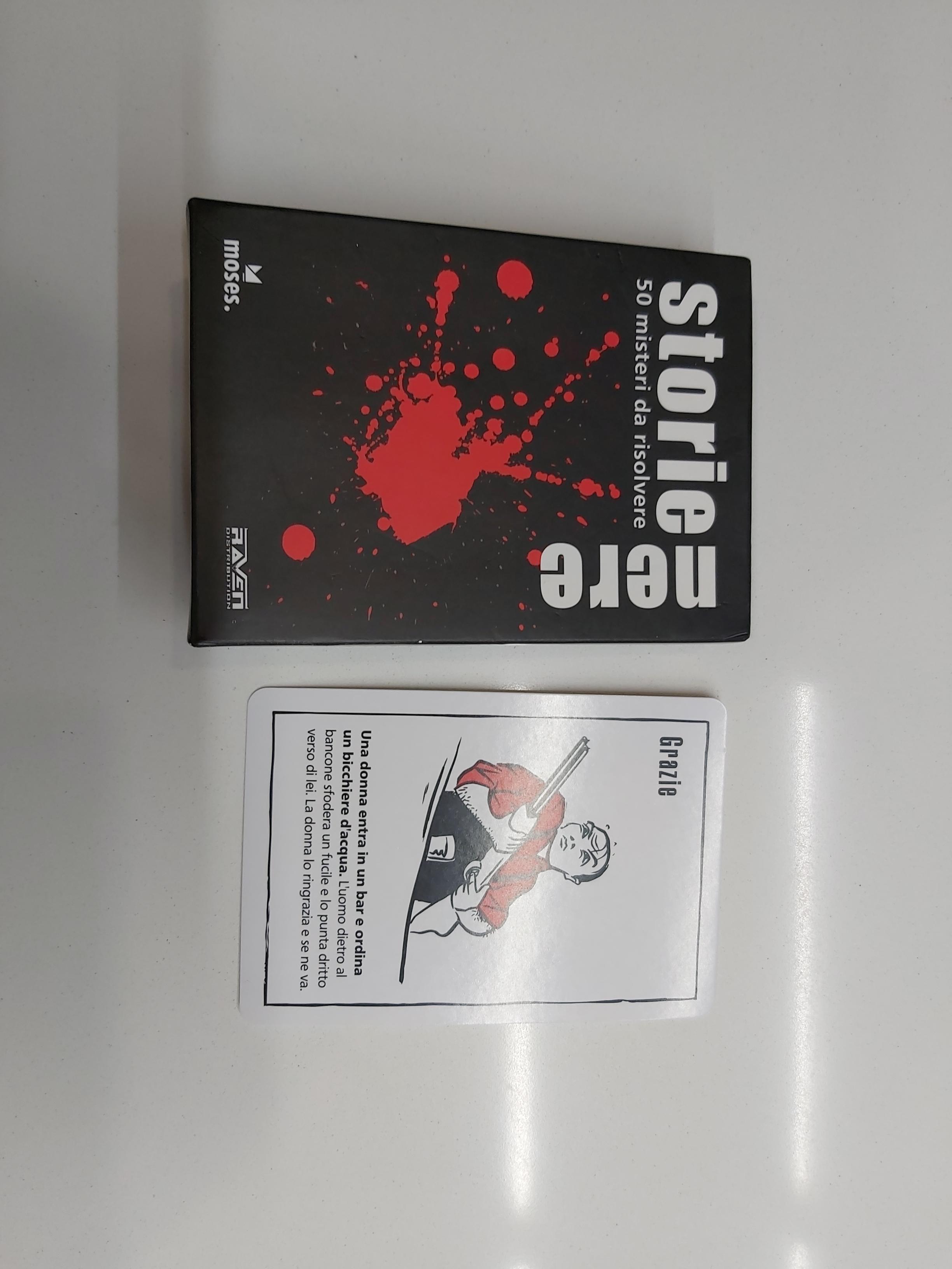 Raven Storie Nere gioco di carte 50 misteri da risolvere