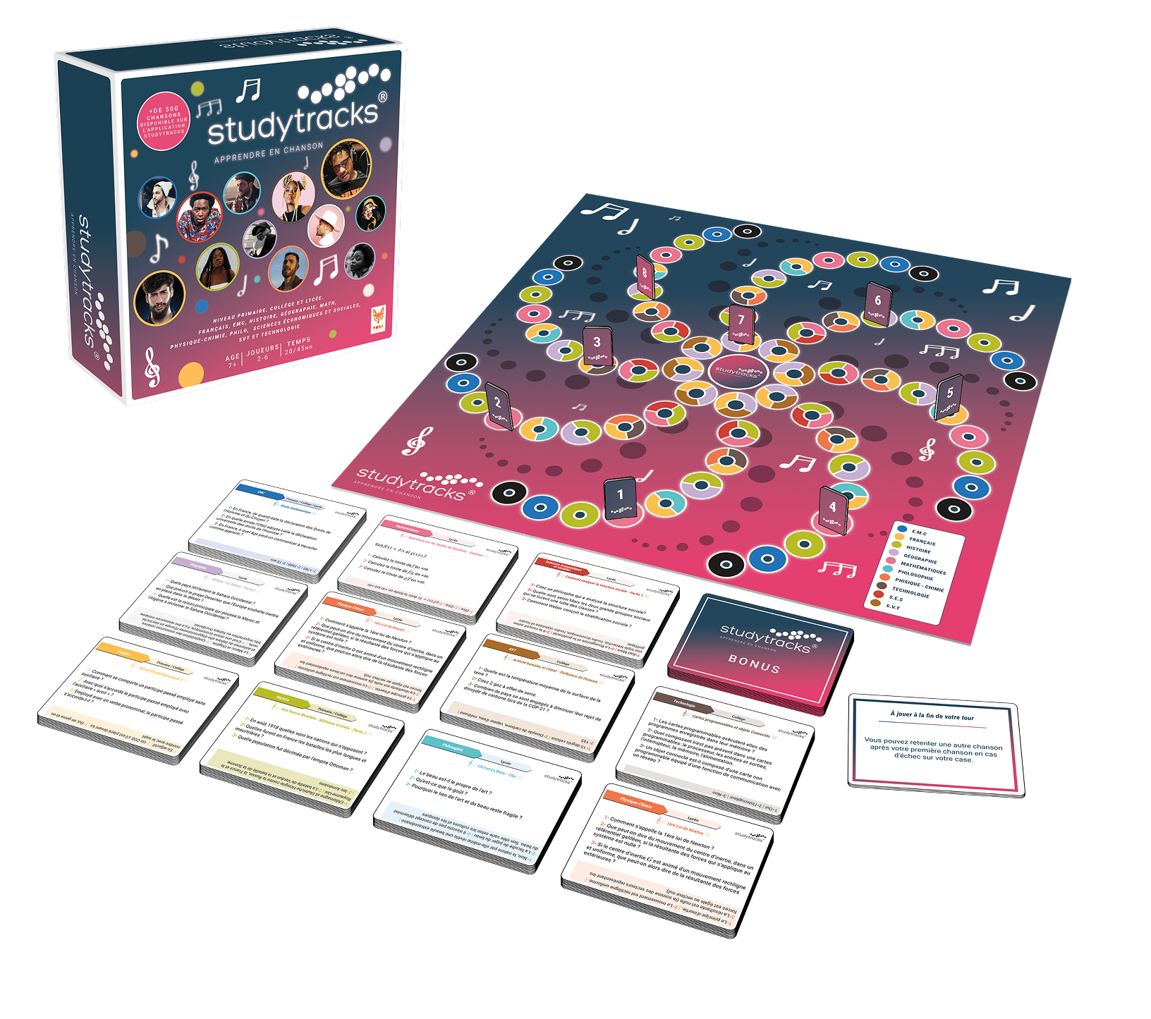 Topi Games Studytracks gioco da tavolo educativo canzoni