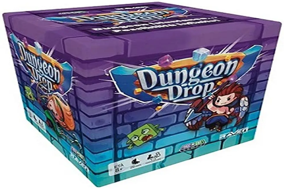 Raven Dungeon Drop gioco da tavolo edizione italiana con cubi