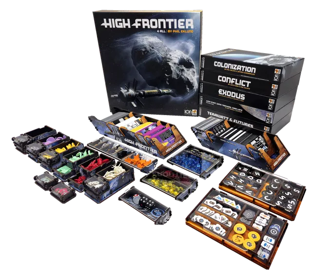 E-Raptor High Frontier 4 All insert scatola organizer