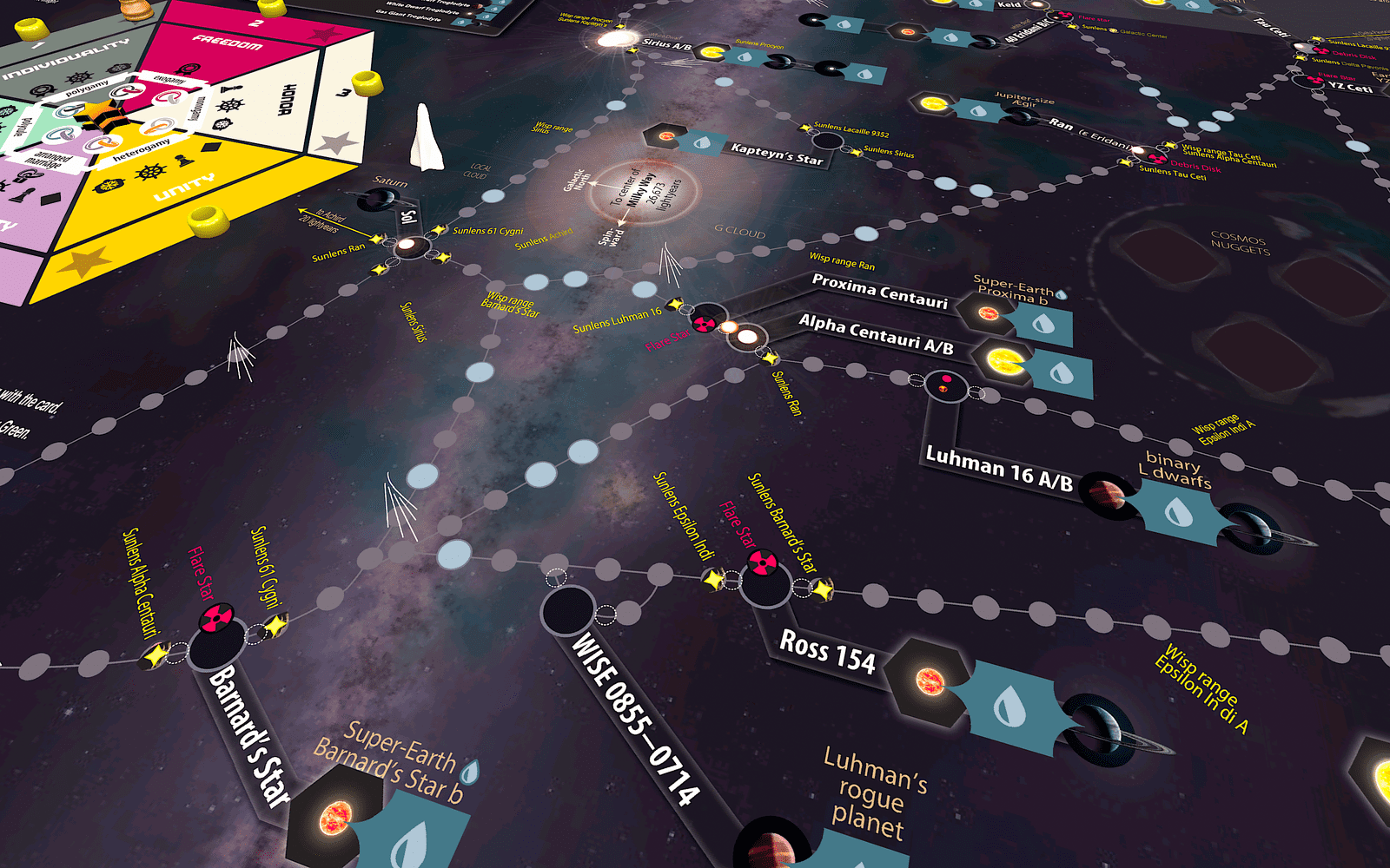 ION Interstellar tappetino neoprene 90x135 cm mappa grande
