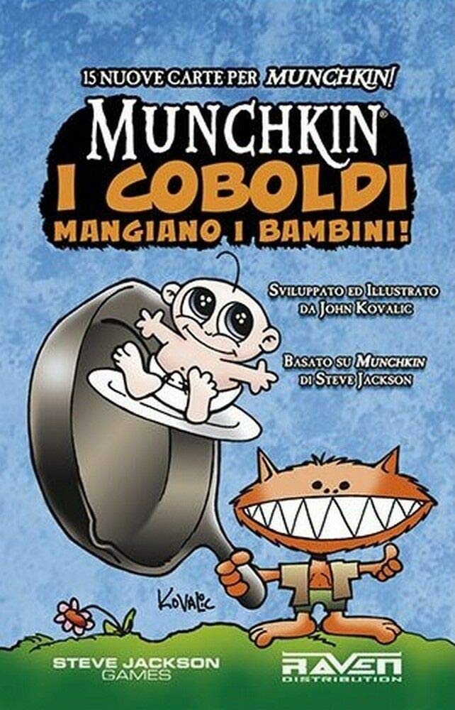 Raven Munchkin I Coboldi Mangiano i Bambini gioco di carte