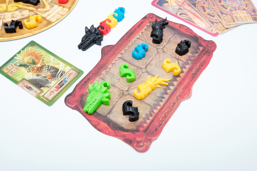 Synapses Cóatl gioco da tavolo base astratto azteco