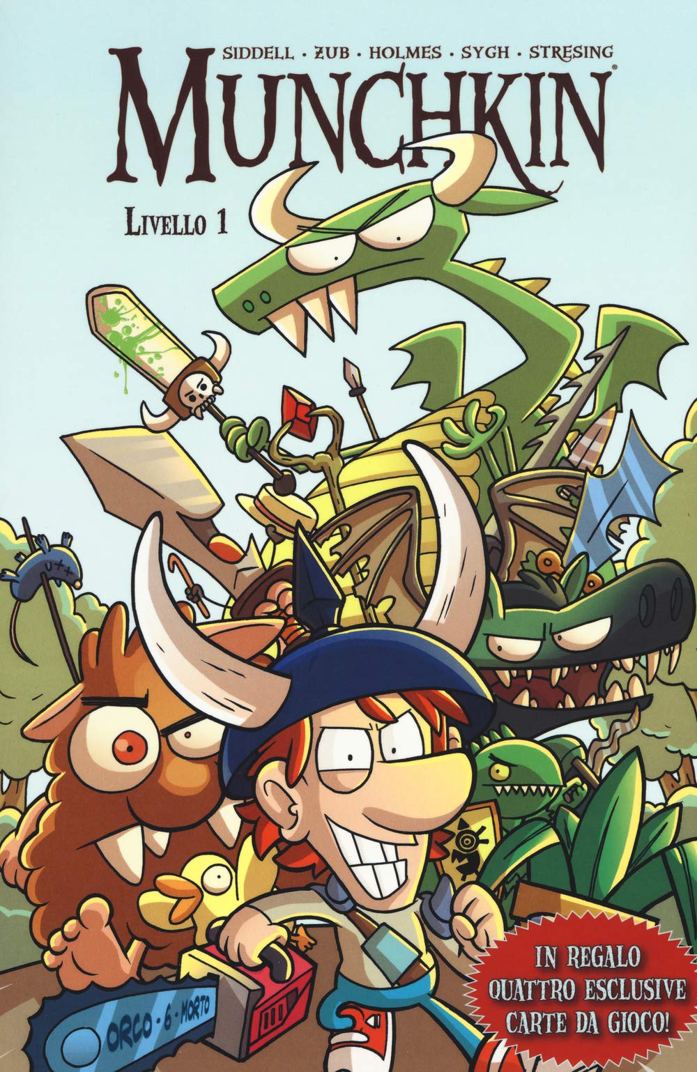 Raven Munchkin Vol.1 gioco di carte con gadget edizione italiana