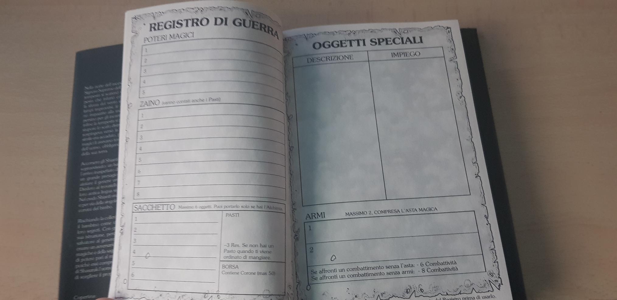 Raven Oberon il Mago Volume 1 librogame fantasy