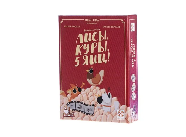 Niza Gams Volpi Polli 5 Uova gioco di carte per bambini