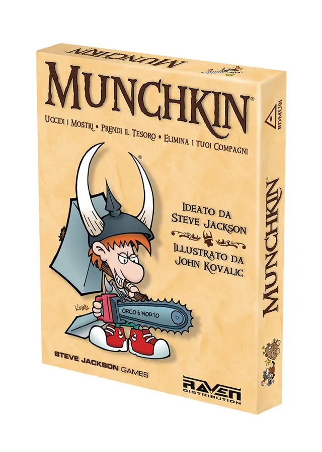Raven Munchkin gioco di carte italiano da 3 a 6 giocatori