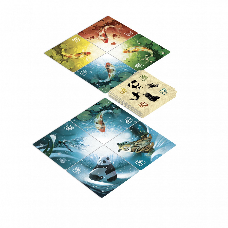 Niza Gams Yozu gioco di carte 32 carte memoria